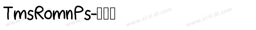 Tms Romn Ps字体转换
